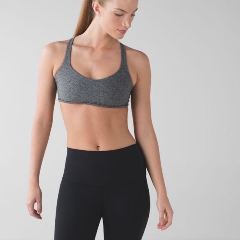 Worn once Lululemon free to be grey bra